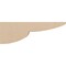 Ekena Millwork 4"W x 24"D x 8"H Thin Crestline Rough Cedar Woodgrain TimberThane Corbel, Primed Tan CORUR04X24X08CRERCPR - alternate 4